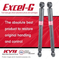 2x Rear KYB Excel-G Shock Absorbers for Holden Cruze YG M15A 1.5 I4 AWD Wagon