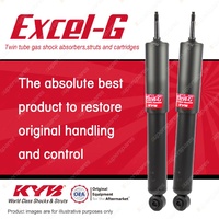 2x Front KYB Excel-G Shock Absorbers for Holden Jackaroo L1 I4 DT4 4WD SUV