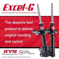 2x Front KYB Excel-G Strut Shock Absorbers for Holden Nova LG FWD 94-97 