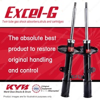 2x Rear KYB Excel-G Strut Shock Absorbers for Holden Nova LG I4 FWD 94-97