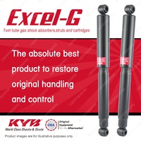 2x Rear KYB Excel-G Shock Absorbers for Holden Shuttle I4 D4 RWD 1982-1991