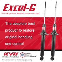 2x Rear KYB Excel-G Shock Absorbers for Honda Accord CK1 CK2 V6 I4 FWD Sedan