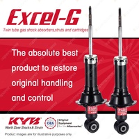 2x Rear KYB Excel-G Shock Absorbers for Honda CRV RE4 K24Z1 2.4 I4 4WD SUV