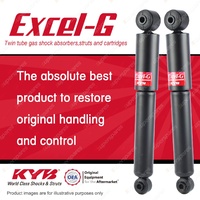 2x Rear KYB Excel-G Shock Absorbers for Hyundai Accent RB i20 PB 10-on