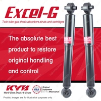 2x Rear KYB Excel-G Shock Absorbers for Hyundai Excel X1 X2 S Coupe 1N