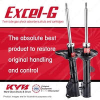 2x Rear KYB Excel-G Strut Shock Absorbers for Hyundai Elantra Lavita XD FWD