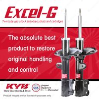 2x Front KYB Excel-G Strut Shock Absorbers for Hyundai Santa Fe CM 4WD FWD