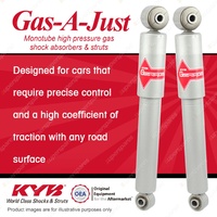 2x Rear KYB Gas-A-Just Shock Absorbers for Hyundai Veloster FS G4FD 1.6 I4 FWD