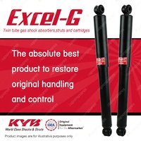 2x Rear KYB Excel-G Shock Absorbers for Isuzu D-Max TF 4WD 12-20 Hi-rider