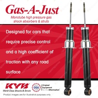 2x Front KYB Gas-A-Just Shock Absorbers for Jaguar S-Type V6 V8 RWD Sedan 99-07