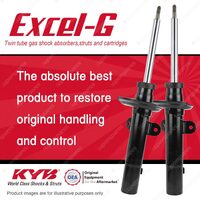 2x Front KYB Excel-G Strut Shock Absorbers for Jaguar X-Type X400 V6 FWD AWD