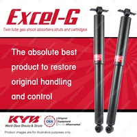 2x Rear KYB Excel-G Shock Absorbers for Jeep Wrangler JK DT4 V6 4WD 07-On