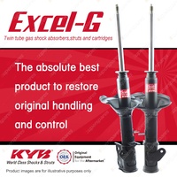 2x Rear KYB Excel-G Strut Shock Absorbers for KIA Carens TB Mentor AFB 98-01