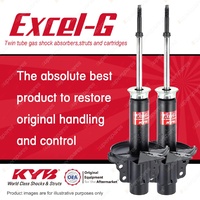 2x Front KYB Excel-G Shock Absorbers for KIA Pregio J2 2.7 D4 RWD Van 02-06