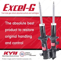 2x Front KYB Excel-G Strut Shock Absorbers for KIA Rio BC A5D 1.5 D4 FWD 00-02