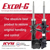 2x Front KYB Excel-G Strut Shock Absorbers for Land Rover Freelander DT4 V6 4WD