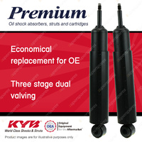 2x Rear KYB Premium Shock Absorbers for Land Rover Range Rover 38D 4.0 V8 4WD