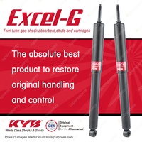 2x Rear KYB Excel-G Shock Absorbers for Leyland Mini Clubman Countryman I4 FWD