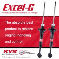 2x Rear KYB Excel-G Shock Absorbers for Mazda 121 DW I4 FWD Hatch 96-02