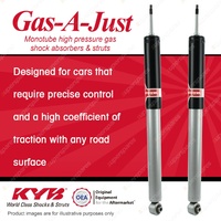 2x Front KYB Gas-A-Just Shock Absorbers for Mercedes Benz CLK-Class A208 C208
