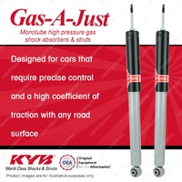 2x Rear KYB Gas-A-Just Shock Absorbers for Mercedes Benz CLK-Class A208 C208