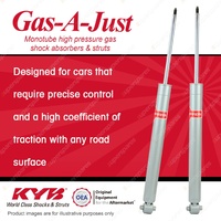 2x Rear KYB Gas-A-Just Shock Absorbers for Mercedes Benz E-Class S212 W212