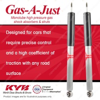 2x Rear KYB Gas-A-Just Shock Absorbers for Mercedes Benz W124 RWD Sedan Coupe