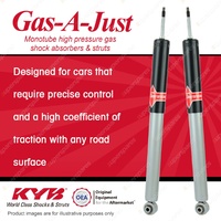 2x Rear KYB Gas-A-Just Shock Absorbers for Mercedes Benz A-Class W169 05-10