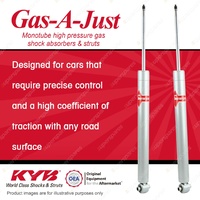 2x Rear KYB Gas-A-Just Shock Absorbers for Mercedes Benz E-Class A207 C207 W212