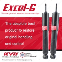 2x Front KYB Excel-G Shock Absorbers for Mitsubishi Challenger PA V6 Wagon 98-07