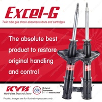 2x Front KYB Excel-G Strut Shock Absorbers for Mitsubishi Lancer Mirage CE