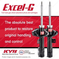 2x Front KYB Excel-G Strut Shock Absorbers for Mitsubishi Lancer CJ I4 FWD