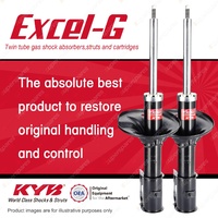 2x Front KYB Excel-G Strut Shock Absorbers for Mitsubishi Lancer CG CH I4 FWD