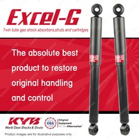 2x Rear KYB Excel-G Shock Absorbers for Mitsubishi Lancer CC CE I4 FWD 92-04