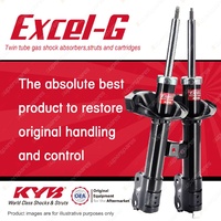 2x Front KYB Excel-G Strut Shock Absorbers for Mitsubishi Outlander ZG ZH 4WD