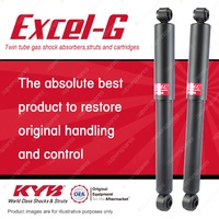 2x Rear KYB Excel-G Shock Absorbers for Mitsubishi Pajero NF NG 4WD Wagon