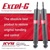 2x Front KYB Excel-G Shock Absorbers for Mitsubishi Pajero NH NJ NK NL Wagon