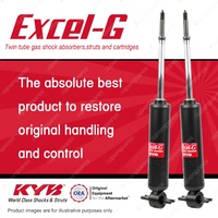 2x Front KYB Excel-G Shock Absorbers for Mitsubishi Triton MK 4G64 2.4 I4 RWD