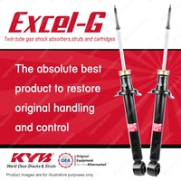 2x Rear KYB Excel-G Shock Absorbers for Nissan 180SX Silvia S13 Coupe 88-98