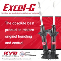 2x Rear KYB Excel-G Cartrige Shock Absorbers for Nissan Bluebird U13 KA24DE 2.4