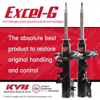 2x Front KYB Excel-G Strut Shock Absorbers for Nissan Elgrand E51 V6 RWD 4WD