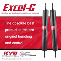 2x Front KYB Excel-G Shock Absorbers for Nissan Patrol MQ 4WD 1980-1987