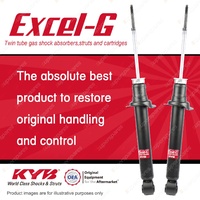 2x Rear KYB Excel-G Shock Absorbers for Nissan Skyline R32 Coupe Eyering Mount