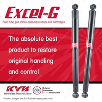 2x Rear KYB Excel-G Shock Absorbers for Nissan Terrano II R20 I4 DT4 4WD Wagon