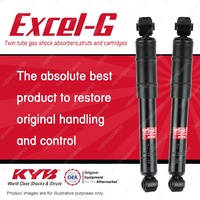 2x Rear KYB Excel-G Shock Absorbers for Opel Astra AH Z18XE 1.8 I4 FWD ALL