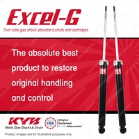 2x Rear KYB Excel-G Shock Absorbers for Opel Corsa SL A14XER 1.4 I4 FWD Hatch