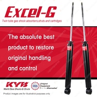 2x Rear KYB Excel-G Shock Absorbers for Opel Zafira ZJ I4 FWD Wagon 2013