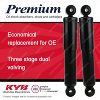 2x Rear KYB Premium Shock Absorbers for Peugeot 205 I4 FWD 1.6 2.0 Hatch