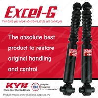 2x Rear KYB Excel-G Shock Absorbers for Peugeot 206 KFW NFZ NFU RFN RFK I4 FWD