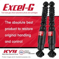 2x Rear KYB Excel-G Shock Absorbers for Peugeot 206 NFU RFN I4 FWD 2001-2007